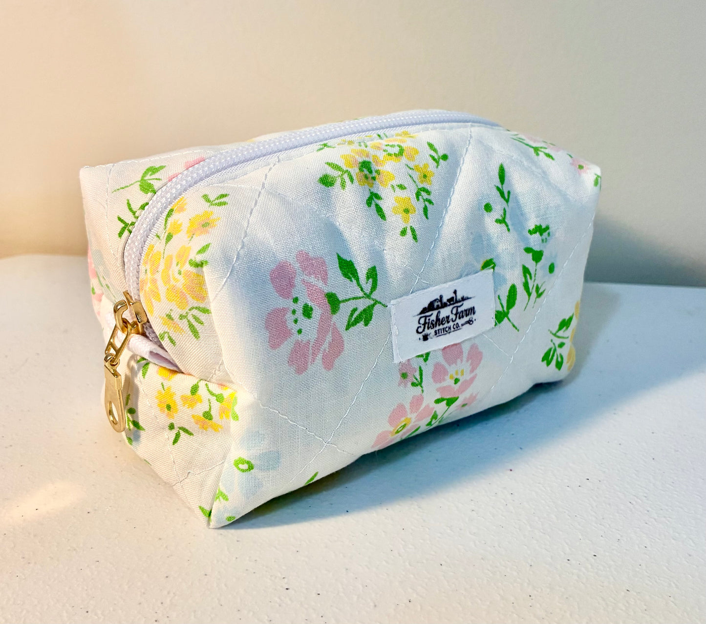 Spring Flowers Small Makeup & Toiletry Bag