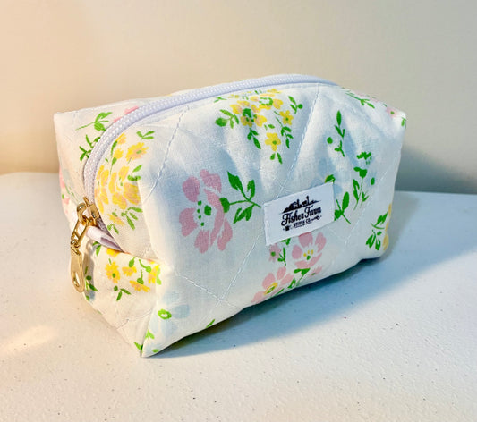 Spring Flowers Small Makeup & Toiletry Bag