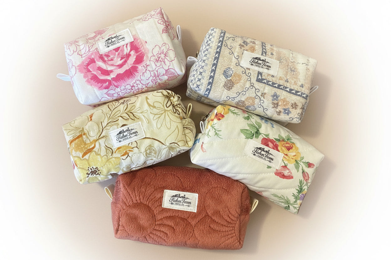 ✨Launch Collection✨ Small Quilted Makeup & Toiletry Bag