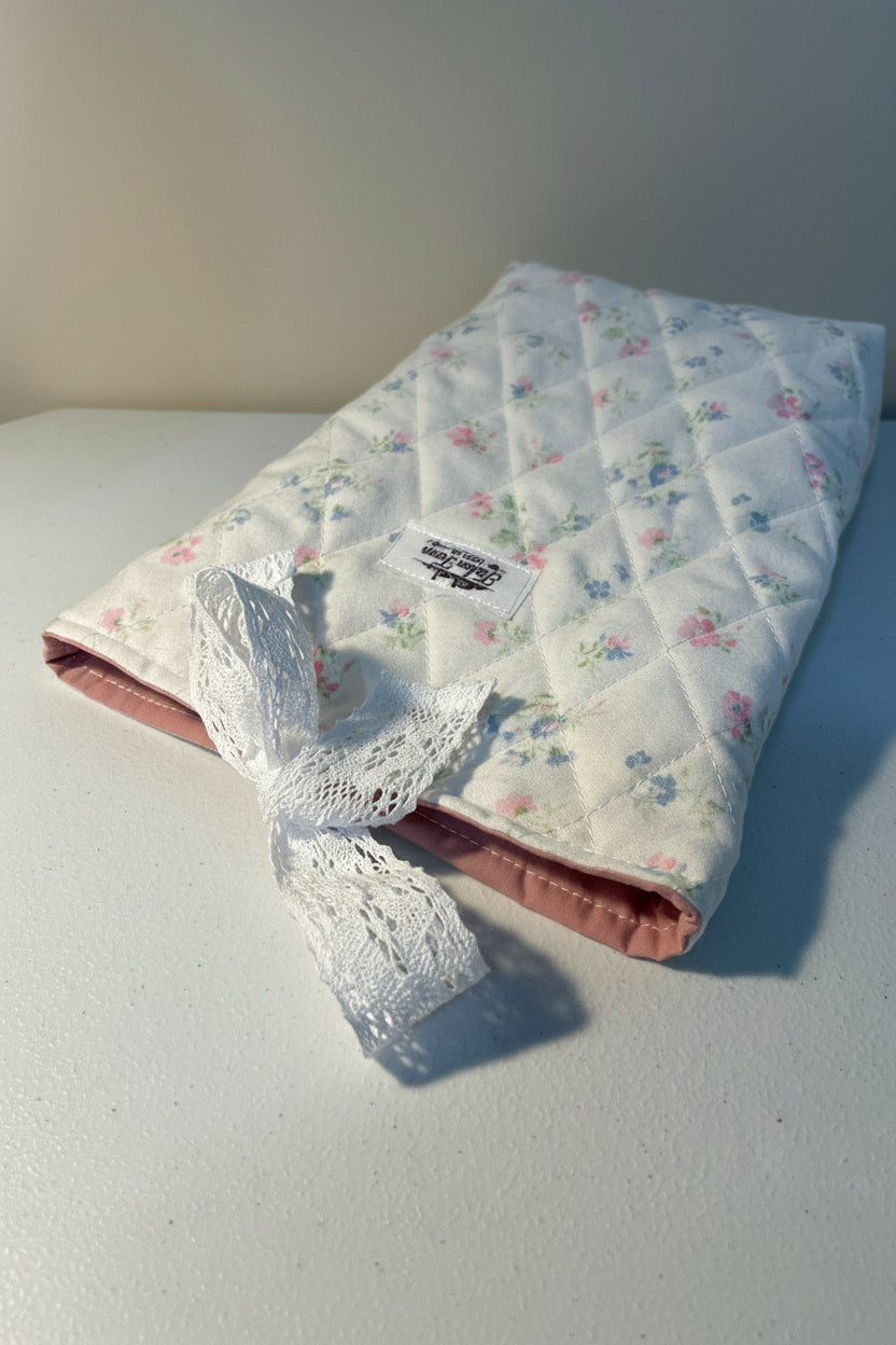 Shabby Chic Quilted Book & Bible Sleeve
