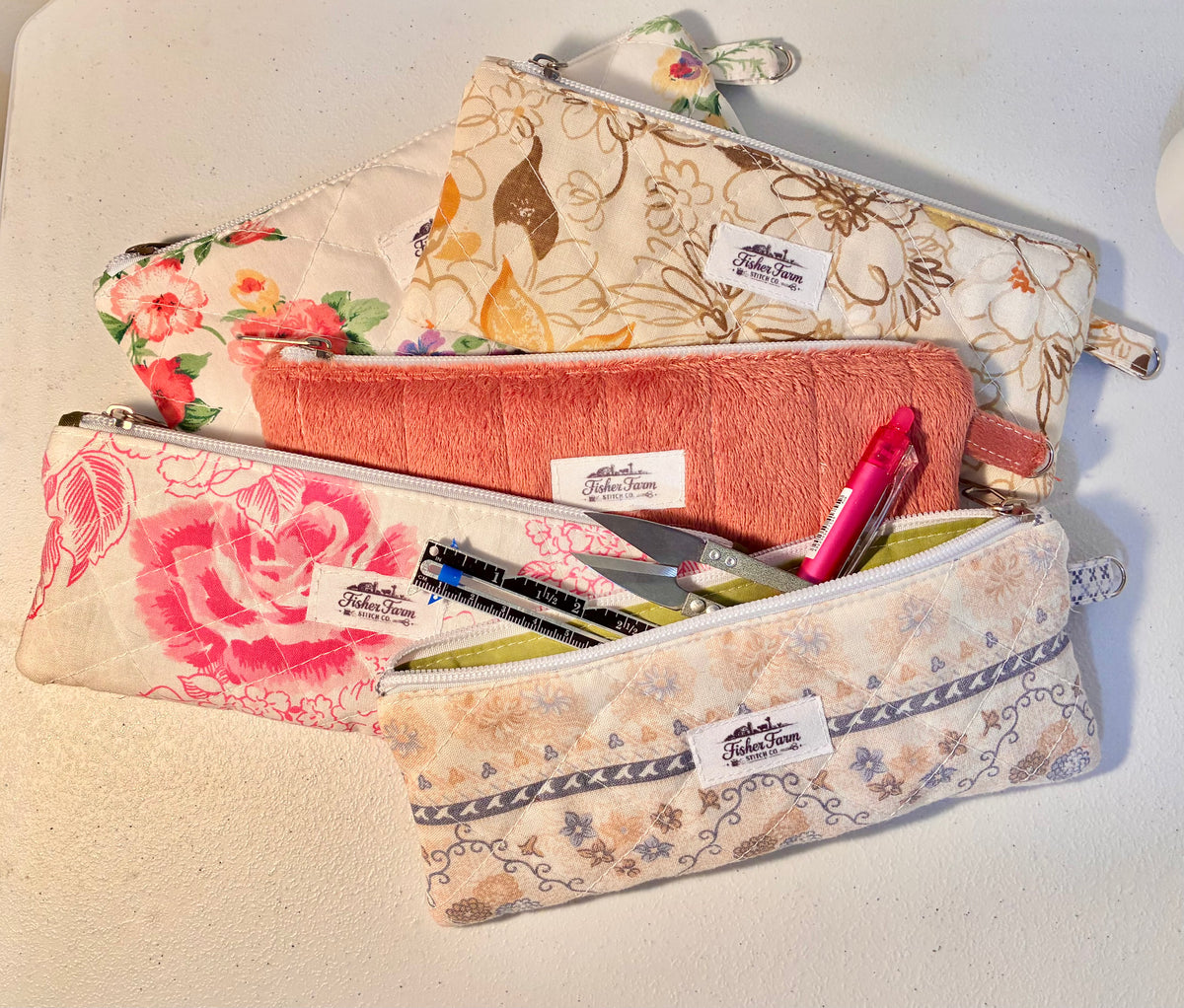 ✨Launch Collection✨ Quilted Pencil & Glasses Case