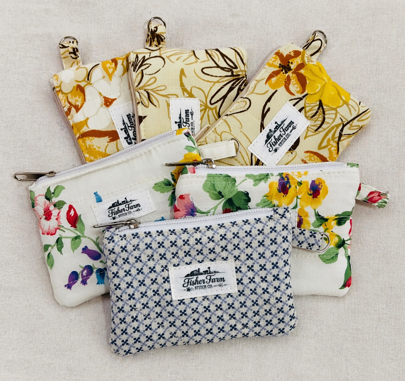 ✨Launch Collection✨ Quilted Zipper Key Chain Wallet