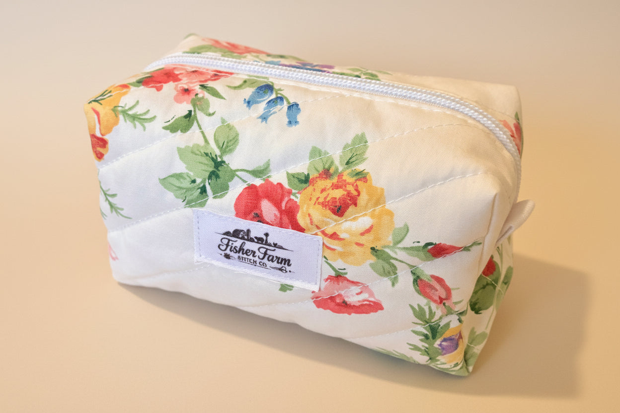 ✨Launch Collection✨ Small Quilted Makeup & Toiletry Bag
